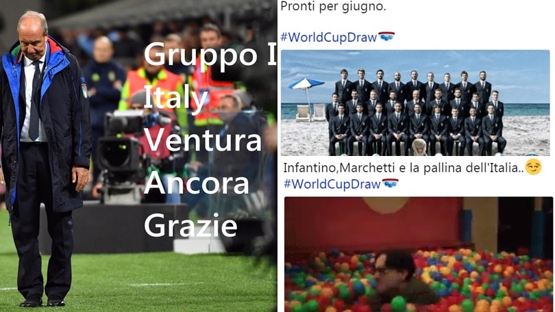 Mondiali 2018, ecco il sorteggio senza l'Italia: il web infuriato