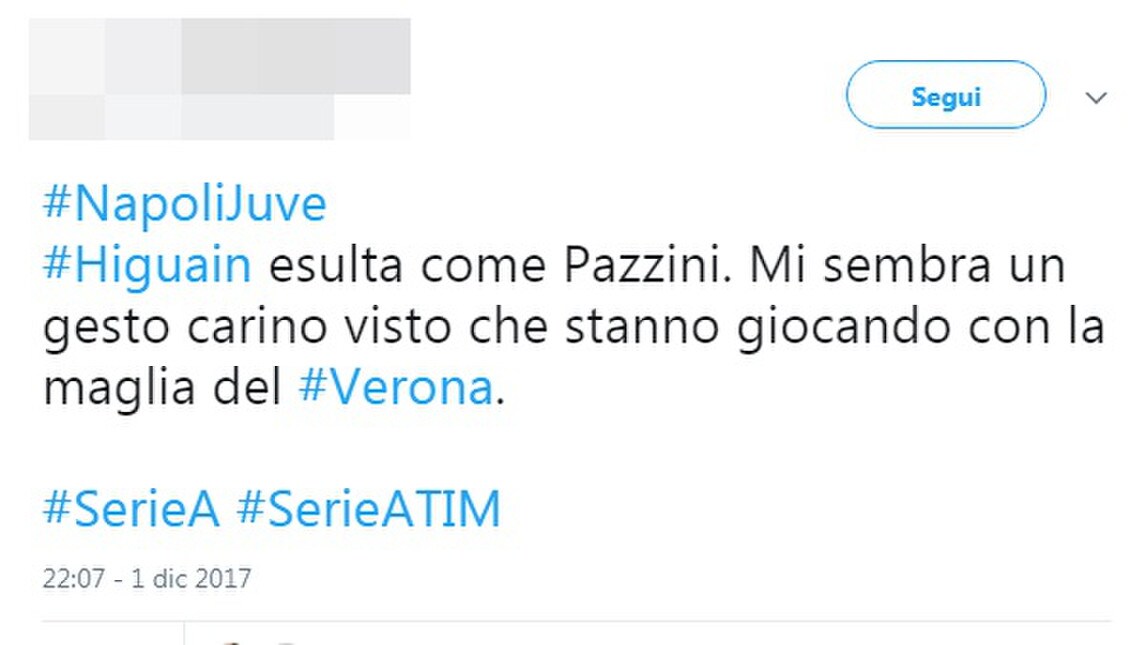 Napoli-Juventus: il gol di Higuain scatena i tifosi sui social