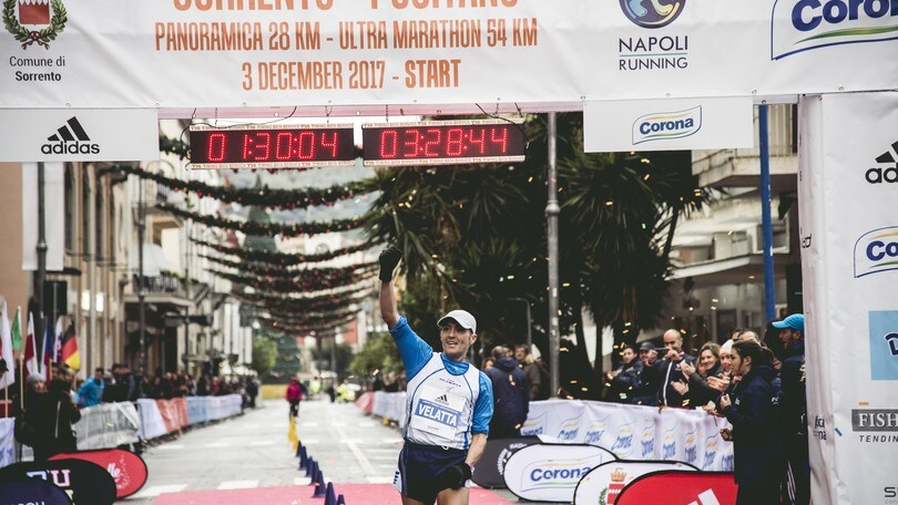 Stefano Velatta è il re della Sorrento Positano ultramarathon 54km