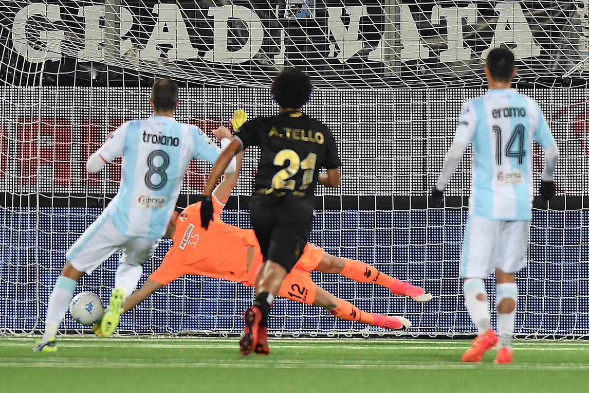 Serie B Virtus Entella-Bari 3-1: non basta il gol di Galano