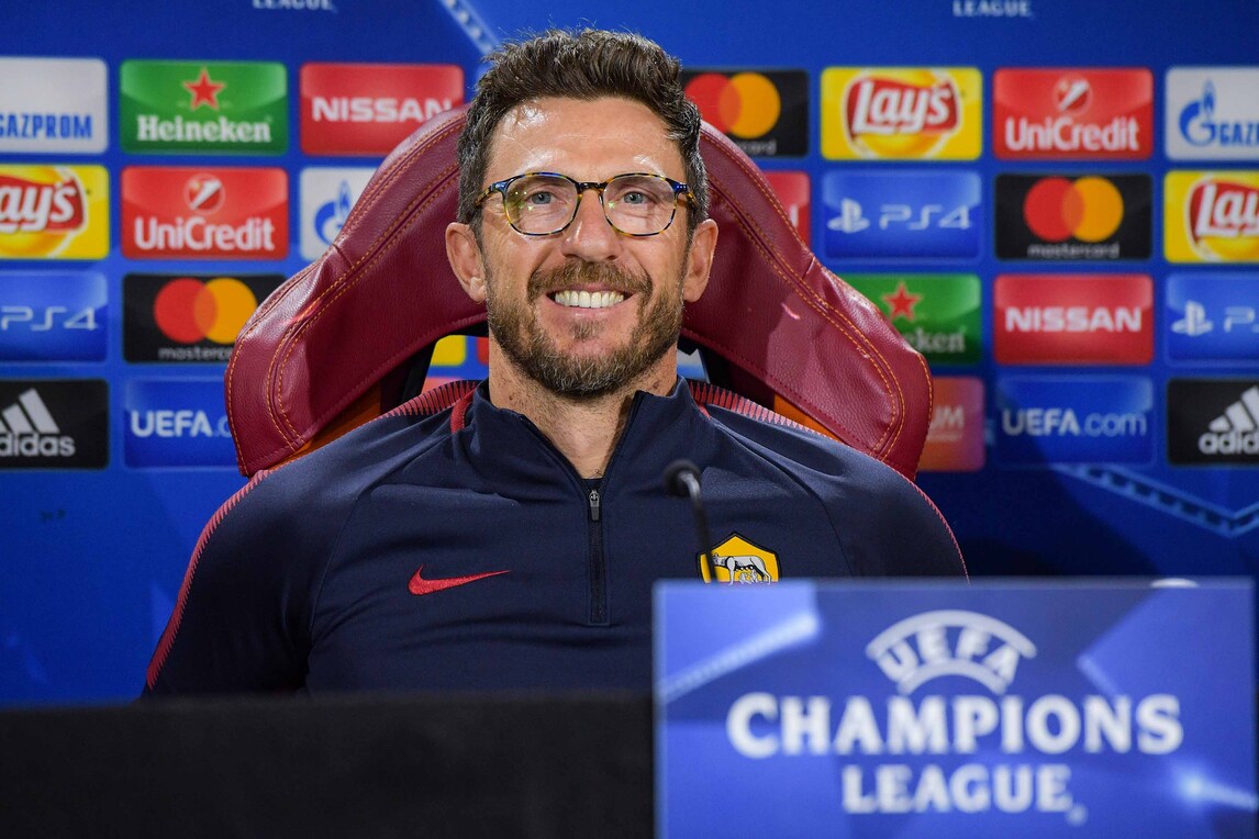 Roma, Di Francesco: «Vorrei giocarmi lo scudetto con l'Inter»