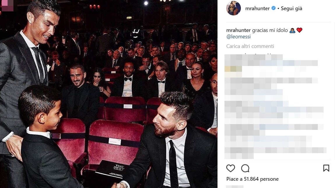 Cristiano Ronaldo junior sbarca su Instagram ma è un fake
