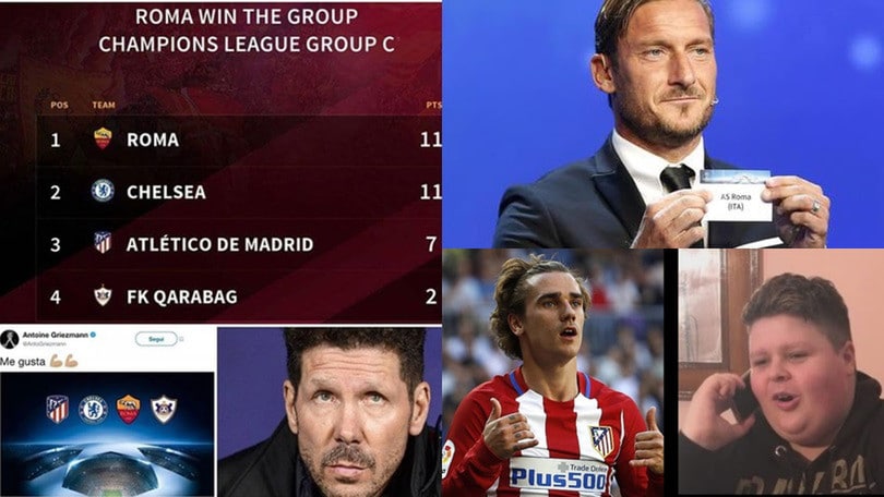 Roma agli ottavi, Simeone in Europa League: quante ironie sui social!
