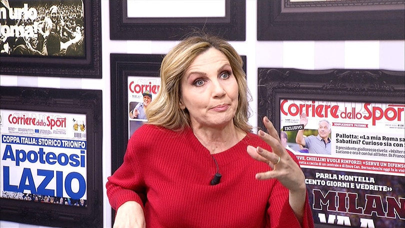 Lorella Cuccarini: «Totti a Sanremo? Dove lo metti sta alla grande!»