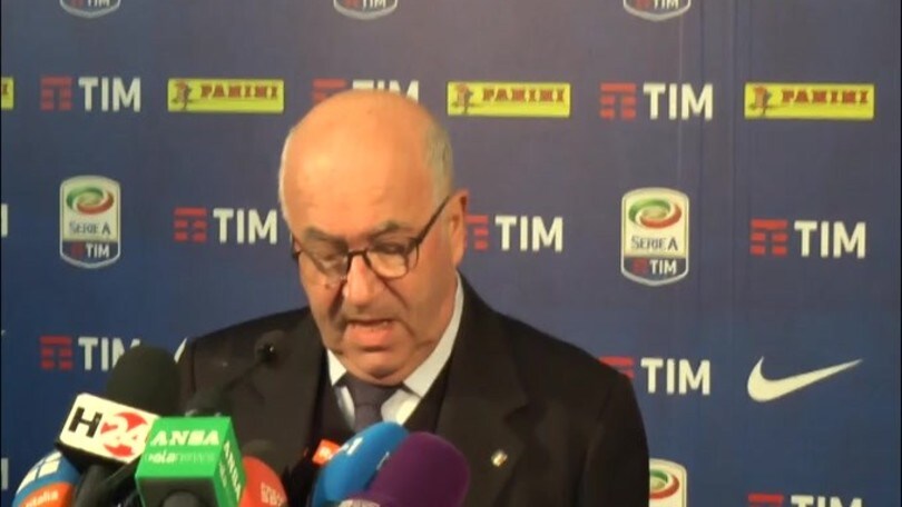 Tavecchio: "Lega Serie A chiede al consiglio federale l'adozione di un provvedimento idoneo"