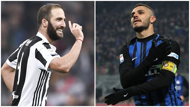 Juventus-Inter è Higuain contro Icardi: i numeri dei due bomber