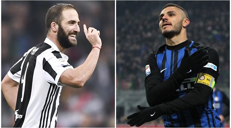 Juventus-Inter è Higuain contro Icardi: i numeri dei due bomber