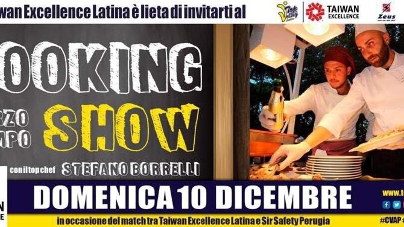 Volley: Superlega, a Latina è "Cooking Show"