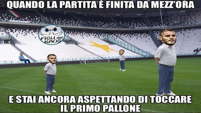L'Inter troppo abbottonata contro la Juventus: il web all'attacco