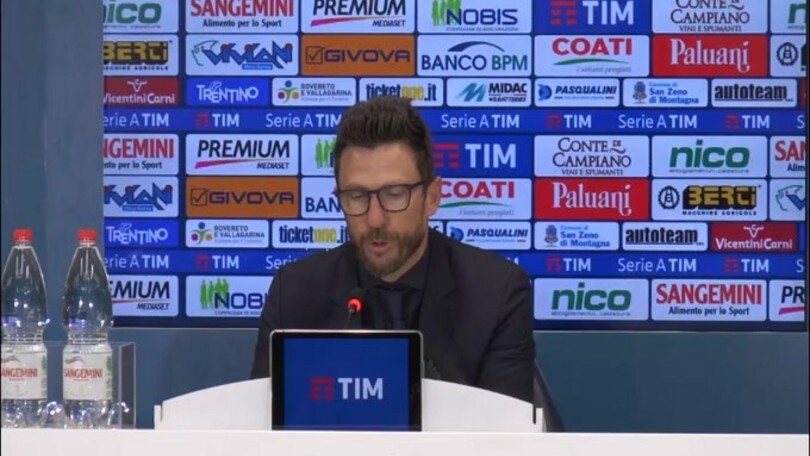 Di Francesco: "Dzeko non è un problema, ma una risorsa"