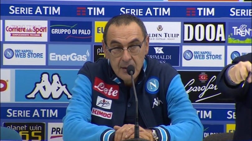 Sarri: "Ho visto una squadra determinata e in crescita"