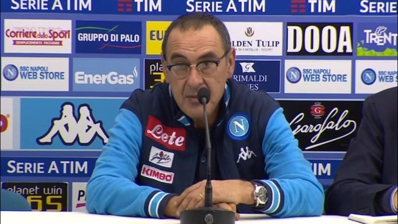Sarri: "Non dobbiamo ascoltare nessuno ora"