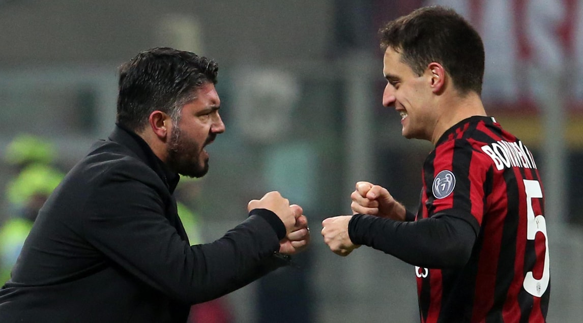 Milan, Gattuso: «Grande vittoria, ma la strada è ancora lunga»