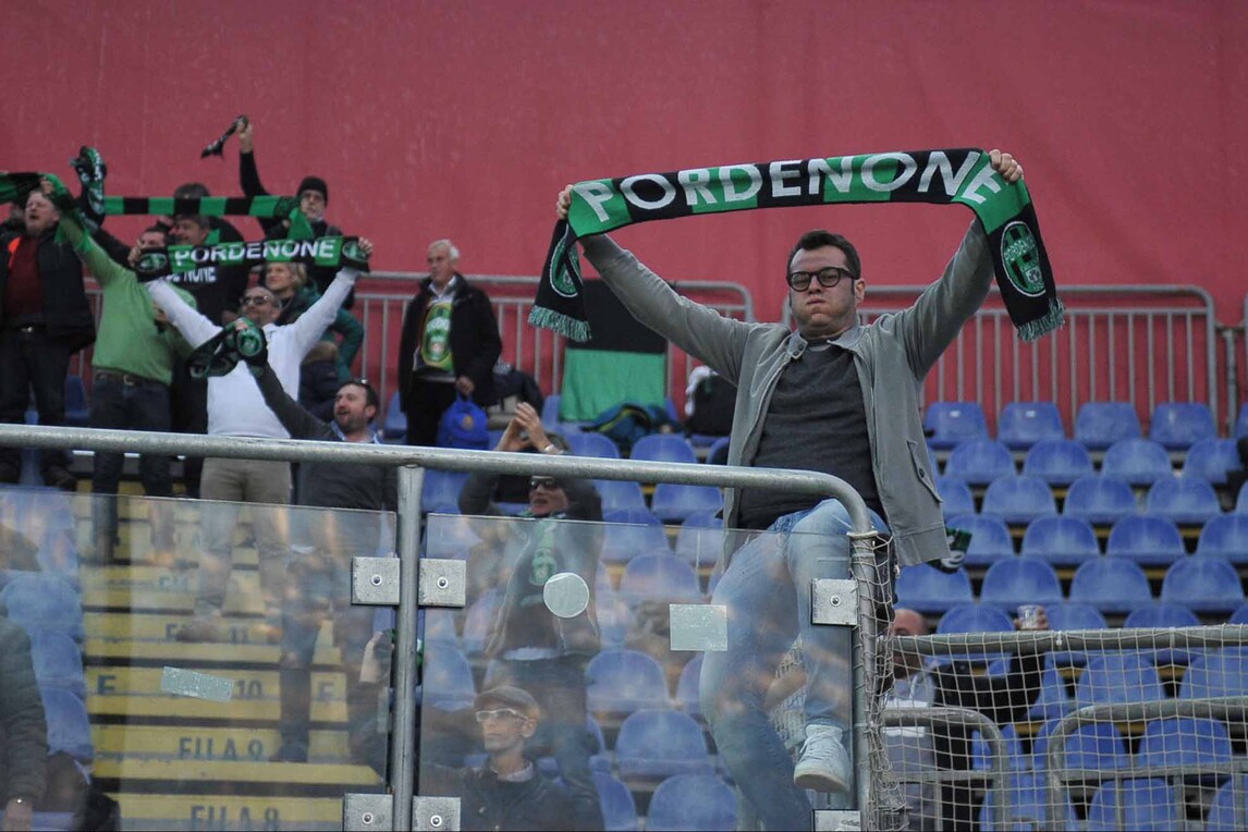 Pordenone, è pronta la festa: «Se battiamo l'Inter torniamo a piedi»