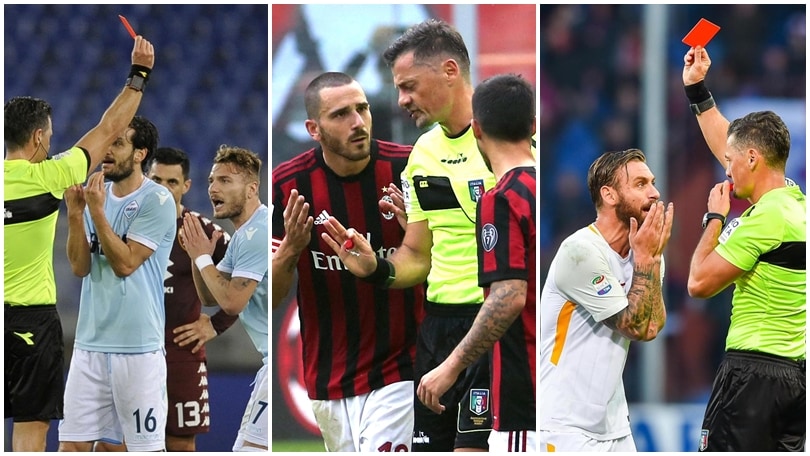Non solo Immobile: Giacomelli è lo stesso dei casi Bonucci e De Rossi