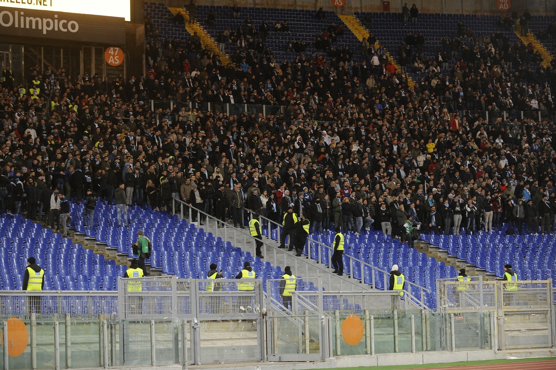 Lazio-Torino, tifosi protestano: la Curva Nord si svuota