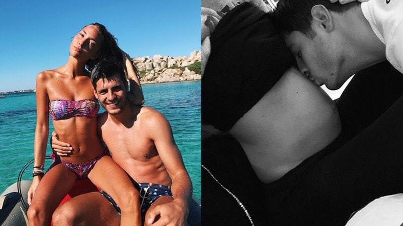 Morata e Alice Campello aspettano un bambino: l'annuncio su Instagram