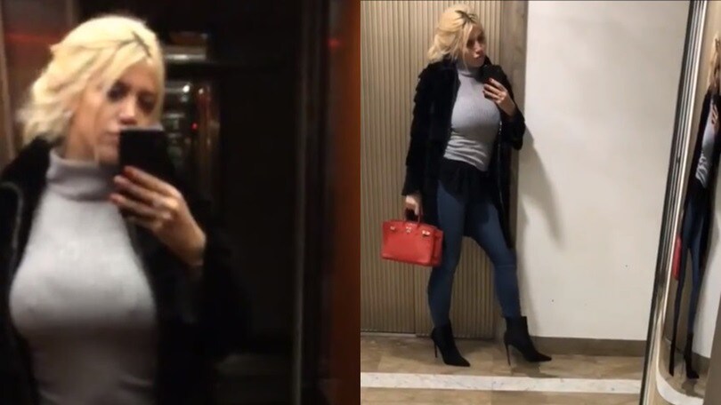Inter-Pordenone, Wanda Nara a San Siro porta fortuna a Icardi