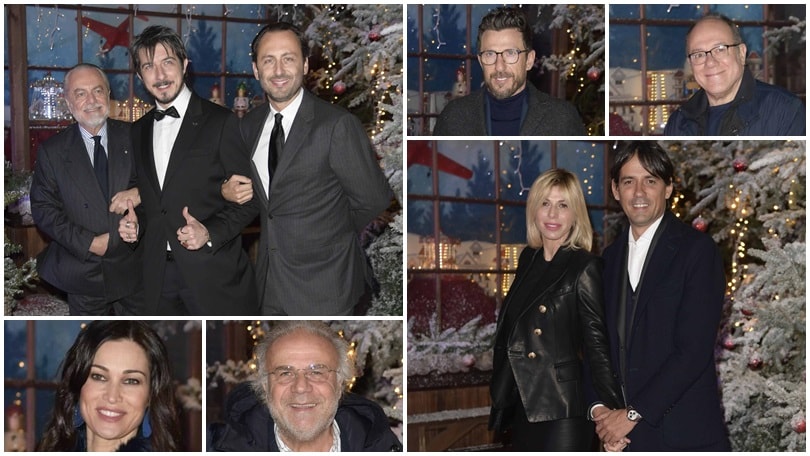 Super Vacanze di Natale, da De Laurentiis a Di Francesco: che serata! FOTO e VIDEO