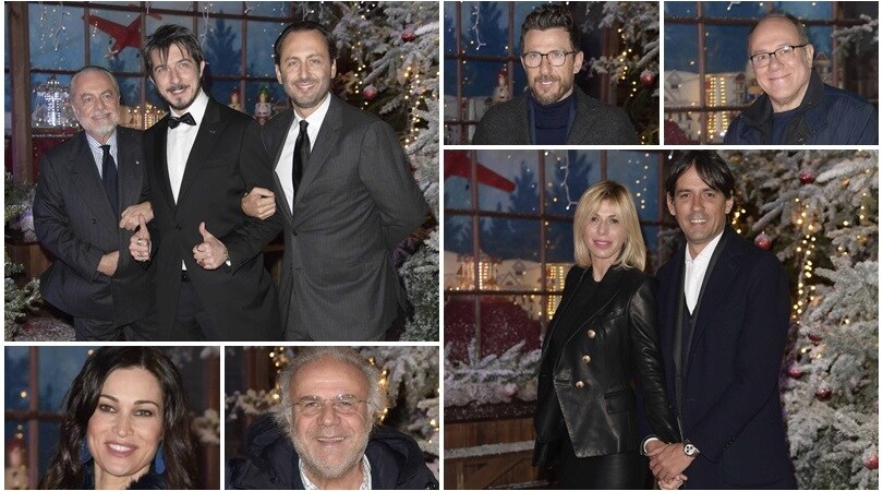 Super Vacanze di Natale, da De Laurentiis a Di Francesco: che serata! FOTO e VIDEO