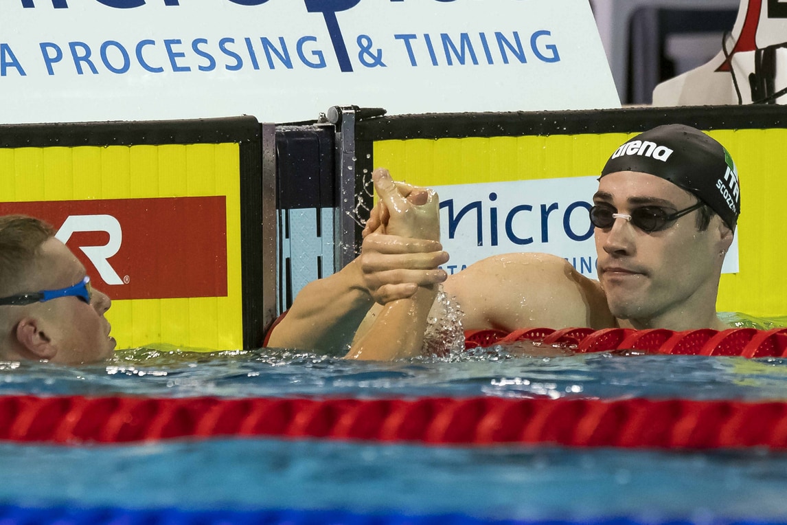 Europei vasca corta, Scozzoli d'oro nei 50 rana, argento per la staffetta