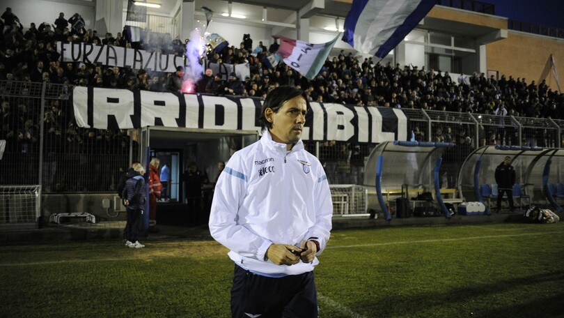 Lazio, l'abbraccio dei tifosi a Formello