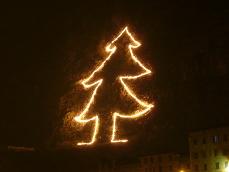 Ad Artena l’albero di Natale più grande d’Italia