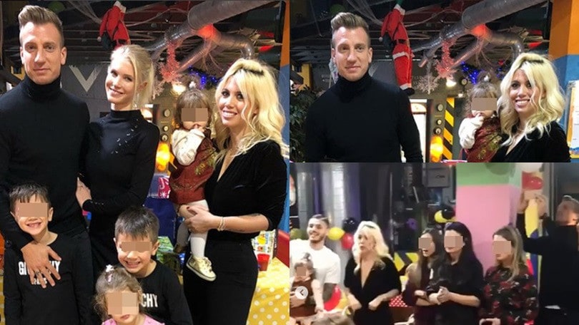 Icardi, Wanda Nara e Maxi Lopez insieme per l'amore dei figli
