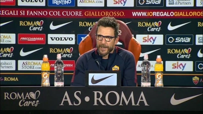 Di Francesco: "Dobbiamo rispondere sul campo"