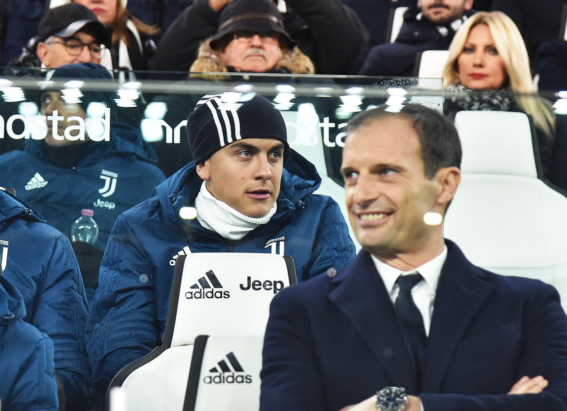 Juventus, Allegri: «Dybala in campo contro il Genoa»