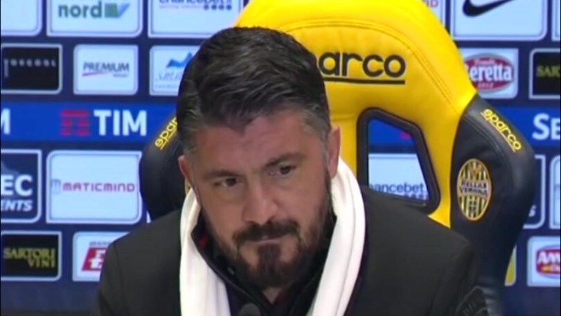 Gattuso: "Alla prima difficoltà andiamo in affanno"