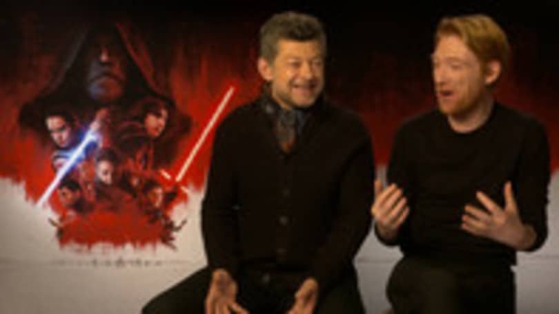 Intervista a Andy Serkis e Domhnall Gleeson, protagonisti di Star Wars: Gli Ultimi Jedi