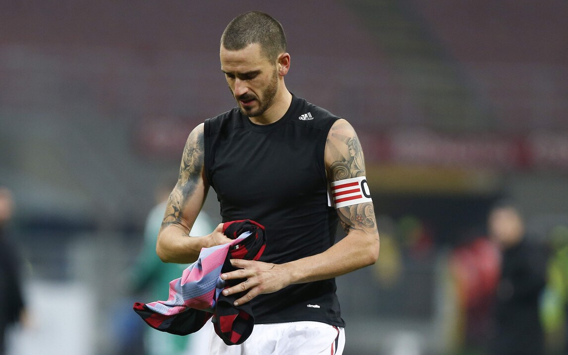 Serie A, Bonucci: «Milan, vorrei aiutarti di più. Torneremo in alto»