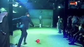 Totti e il rigore al portiere-robot