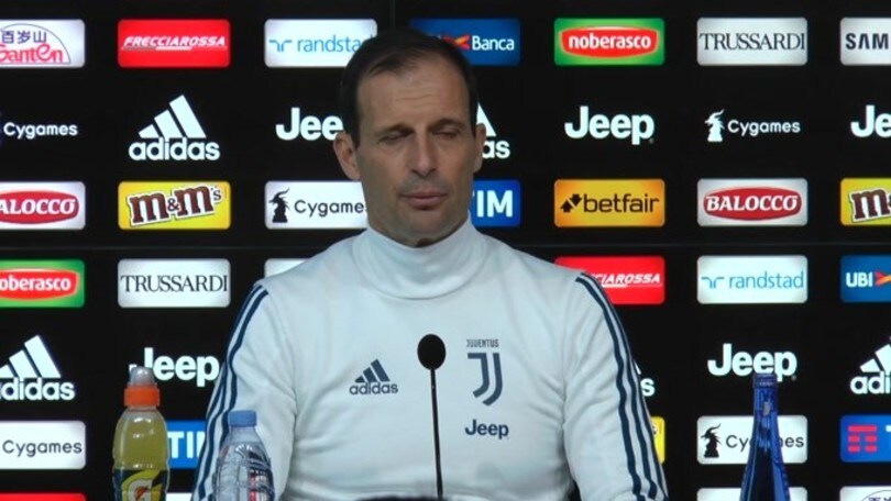 Allegri: "Di Francesco non ha bisogno dei miei complimenti"