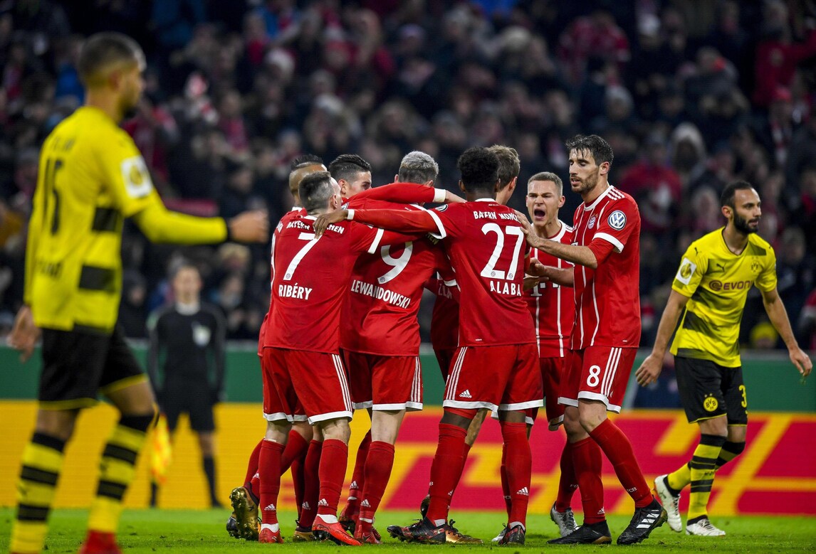 Coppa Germania, Bayern ai quarti: battuto il Dortmund 2-1