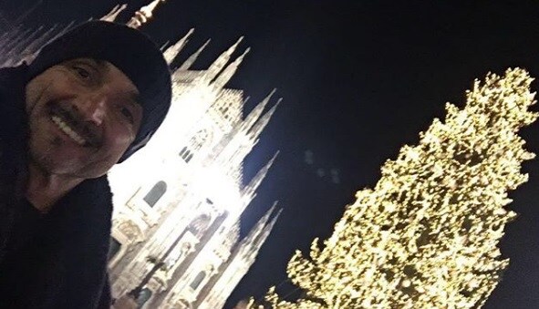 Inter, selfie natalizio per Spalletti: «Non diamo tregua agli abbracci»