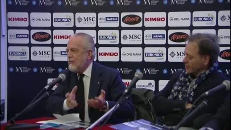 De Laurentiis: "Tifosi, siete il mio unico gol"