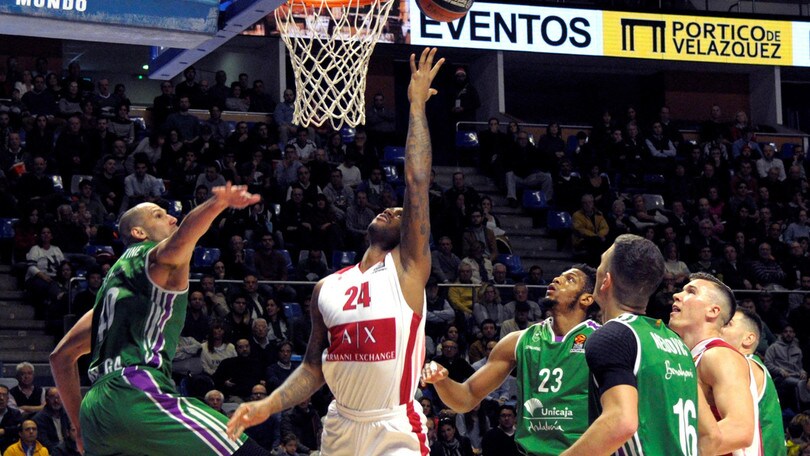 Eurolega, Milano cade a Malaga nel finale