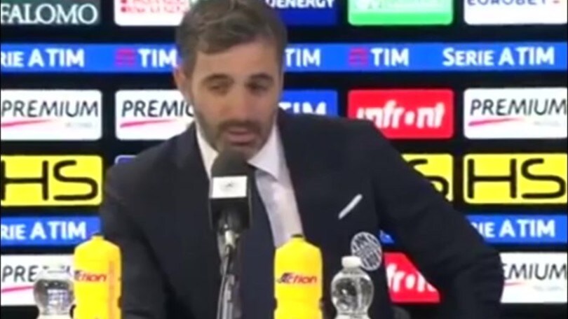 Pecchia: "Oggi non abbiamo giocato la partita"