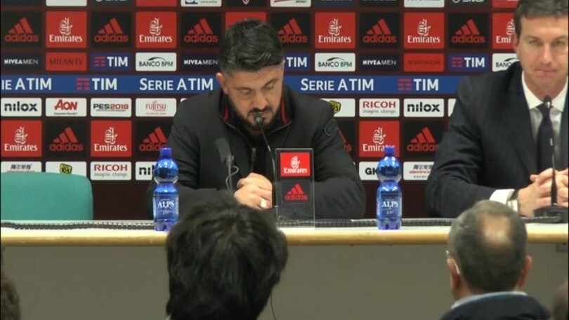 Gattuso: "Primo gol? Mai visto barriera esterna a quattro"