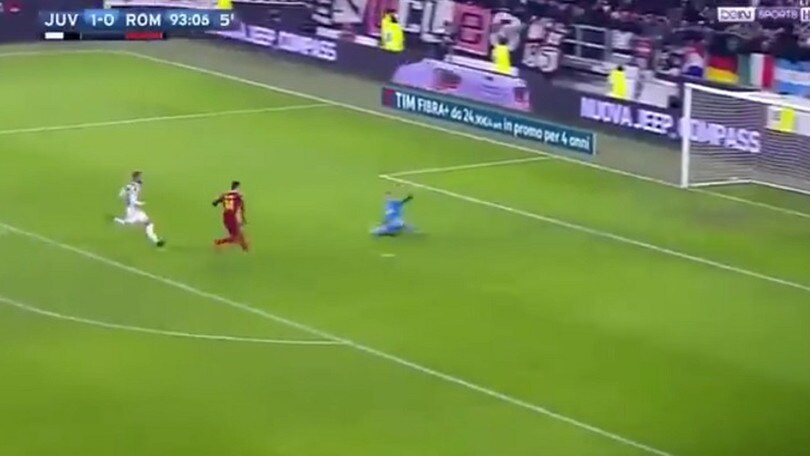 Juventus-Roma, Schick si divora il gol: la fotosequenza