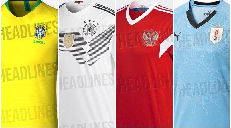 Mondiali 2018, ecco le maglie delle squadre