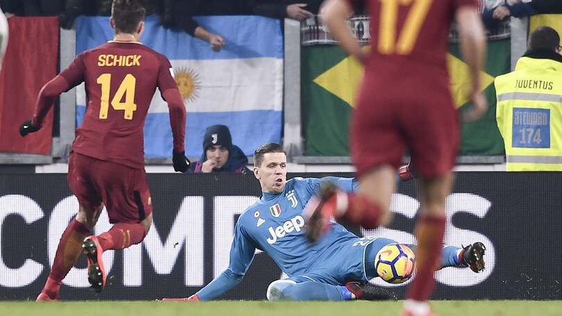 Juventus, Szczesny: «Schick mi ha tirato addosso»