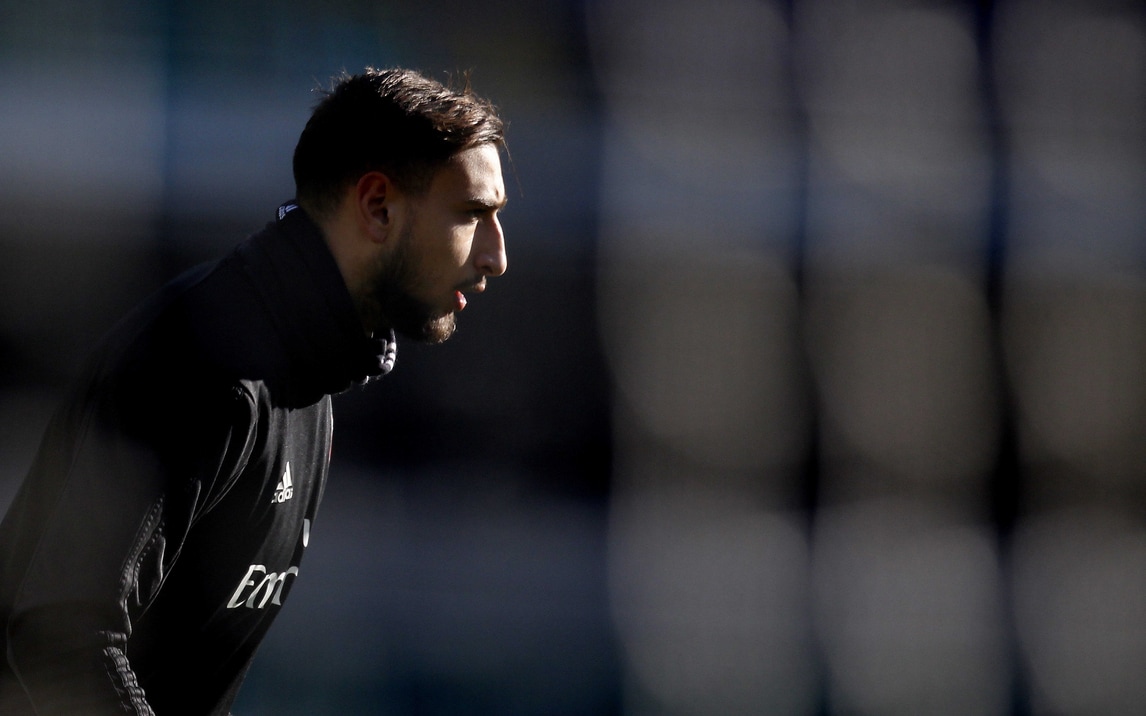 Milan, Donnarumma salta il derby: «Brucia da morire»