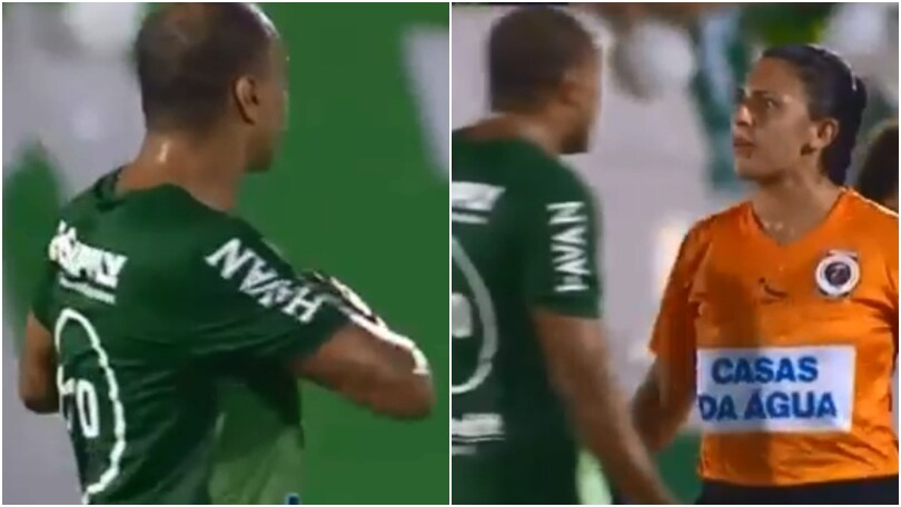 Brasile, Denilson "dedica" un cuore alla guardalinee: l'arbitro si arrabbia