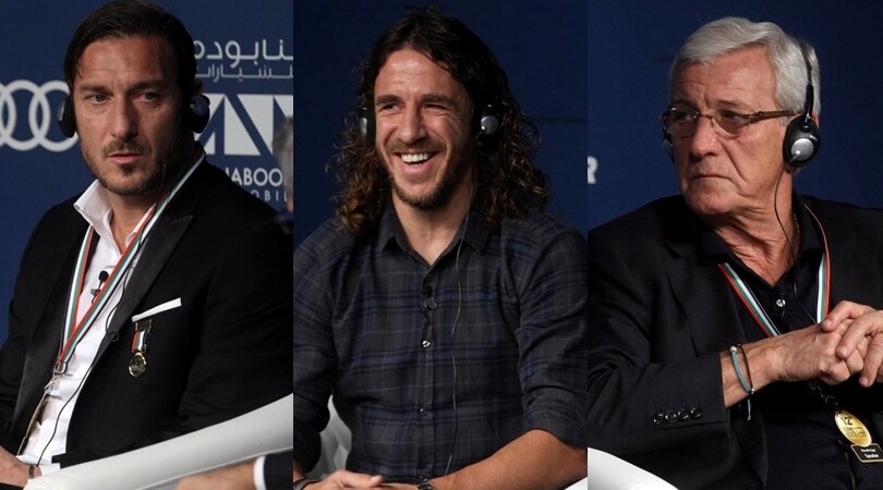 Totti, Puyol e Lippi: parata di stelle a Dubai
