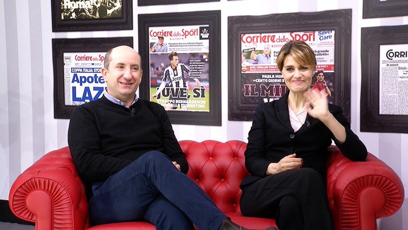 Paola Cortellesi: «Romanista di famiglia». Albanese: «I tatuaggi dei calciatori? Mi viene da ridere»