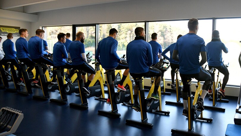 Spalletti striglia l'Inter: tutti a pedalare