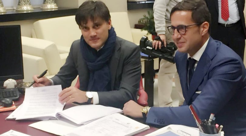 Montella nuovo allenatore del Siviglia, le foto della firma